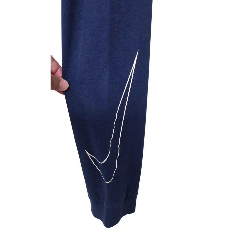 Nike Dri-FIT Mens 3XL Navy Blue Swoosh Logo‎ Jogger Sweatpants AR4837-492